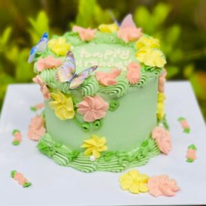 Flowers with Butterflies